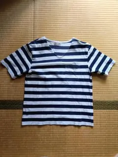 ハートマーケット ボーダーVネック トップス(サイズフリー)のサムネイル