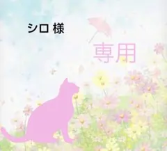 シロ様 専用ページ
