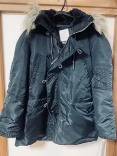 alpha n-3b 80s USA製　navy IDEAL ZIP Mサイズ