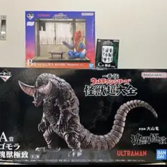 一番くじ ウルトラマン　怪獣超大全　A賞 ゴモラ C賞 湯呑　B賞 メトロン星人