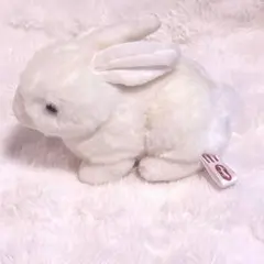うさぎ ぬいぐるみ 白 ホワイト レトロ 当時物 中古のサムネイル