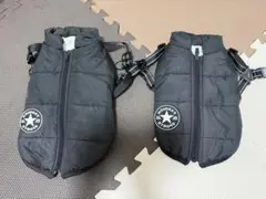 犬用ダウンジャケット 2つセット ブラック