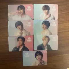 なにわ男子 BON BON VOYAGE クリアフォトカード 初回限定盤