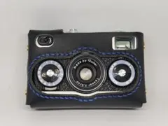 ③ローライ35 レザーカメラケース ブルーステッチのサムネイル