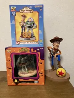 ディズニー 一番くじ トイストーリー Ａ賞 30th フィギュア など３点セット