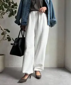 起毛 ジョガーパンツ