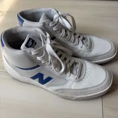 New Balance ハイカットスニーカー ホワイト/ブルー 29.5cmのサムネイル