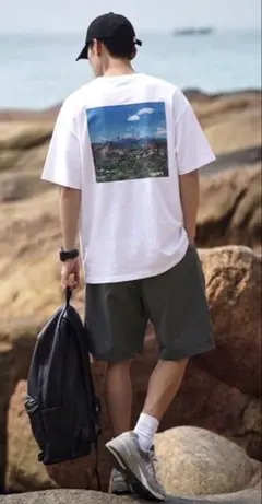 CAMP7 Tシャツ ホワイト バックプリントのサムネイル