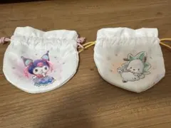 サンリオ クロミ ポチャッコ巾着袋 2点セット