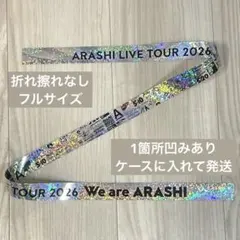 嵐　銀テ　We are ARASHI フルサイズ1本 美品 銀テープ