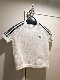 adidas Originals ニットトップス 半袖 ホワイトのサムネイル