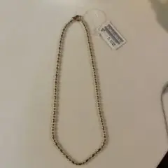 新品☆ゴールド☆ポールチェーンネックレス