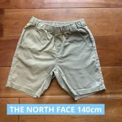 刺繍あり　THE NORTH FACE ハーフパンツ 140 ベージュ　カーキ