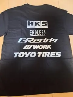 HKS ロゴ入りデザイン　Tシャツ　Lサイズ ドリフト　jdmのサムネイル