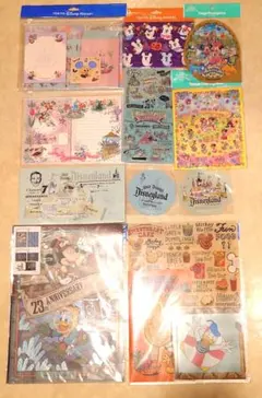 【お買い得】　ディズニーリゾート　文房具　シール　クリアファイル　未使用　セット