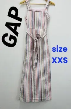 GAP⭐︎カラフルなストライプ柄⭐︎カジュアルオールインワン00【中古】D49のサムネイル