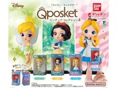 ディズニーキャラクター Q Posket ミニチュアコレクション4 全4種コンプ