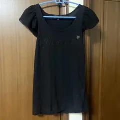 JILLSTUART フリル 半袖カットソー 黒