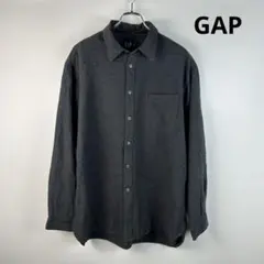 90s GAP シャツ ビンテージ 黒 長袖