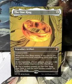 MTG 一つの指輪/ Bundleプロモ ボーダーレスfoil 英語1枚 LTR - メルカリ