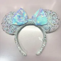 ミッキー型スパンコールカチューシャ