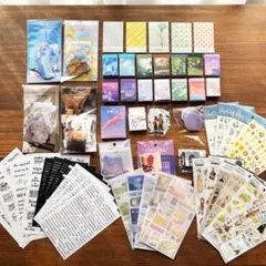■大量！■シール・KITTAセット 手帳デコ　コラージュ素材 ステッカー