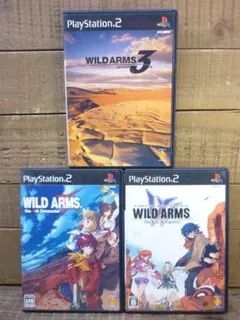 PS2 ワイルドアームズ ⅢⅣⅤ ３本セット WILD ARMS E15677