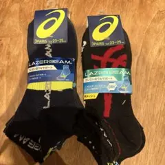 新品 asics LAZERBEAM ソックス 23-25cm 6足