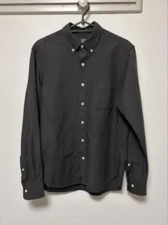 紳士　洗いざらしオックスボタンダウン長袖シャツ