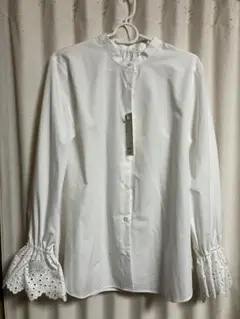 GU オフホワイト 長袖ブラウス L