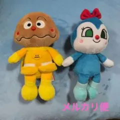 新品 アンパンマン カレーパンマンとコキンちゃん ２点セット ぬいぐるみのサムネイル