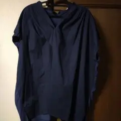 ネイビー 半袖 トップス4 Lサイズ