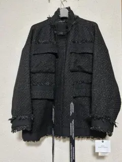 新品　MAISON MAVERICK PRESENTS ツイードジャケット 黒 2026年最新】MAISON MAVERICK PRESENTS レディース ジャケット