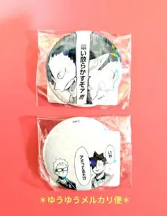 ハイキュー!!　オールスター缶バッジ　黒尾鉄朗　月島蛍　澤村大地ゴミ捨て場の決戦