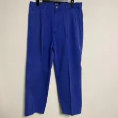 POLO RALPH LAUREN 青色 タック入り チノパン 30/33