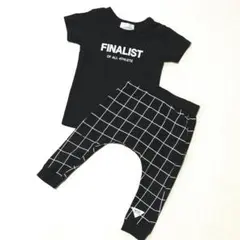 80 90◆日本製ブランド子供服◆WUKパンツ LUCA半袖Tシャツ2点セット