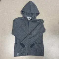 CHUMS グレー フルジップパーカー S