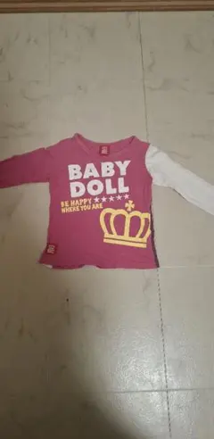BABY DOLL 王冠プリント Tシャツ 110サイズ④