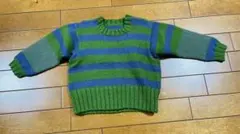 カラフルストライプ ニットセーター