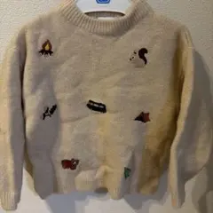 ZARA ベージュ ニットセーター 92センチ