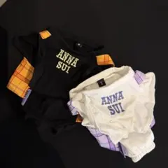 ANNA SUI チェック柄犬服 S/M