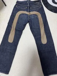 超貴重 EVISU大黒レザーデニム 36×35 | Mercari