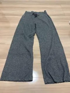 ウォッシャブルニットリブパンツ