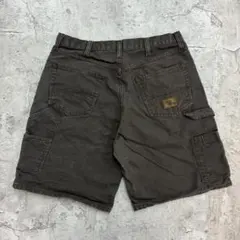 s*1様 BIG SMITH　ダックペインターショーツ　W31　ブラウン　古着のサムネイル
