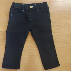 BREEZE ブラック スリムフィットパンツ