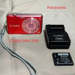 美品】 LUMIX DMC-XS3 デジタルカメラ レッド ケース付き 未確認