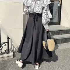 NICE CLAUP バックレースアップレーススカート　Mサイズ