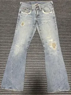 TRUE RELIGION JOEYブーツカット ダメージ加工のサムネイル