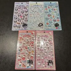 【正規品】ボンボンドロップシール サンリオ第二弾　5枚セット