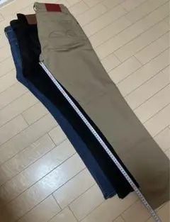 メンズ　パンツ　４本まとめ売り　EDWIN ユニクロ　バックナンバー